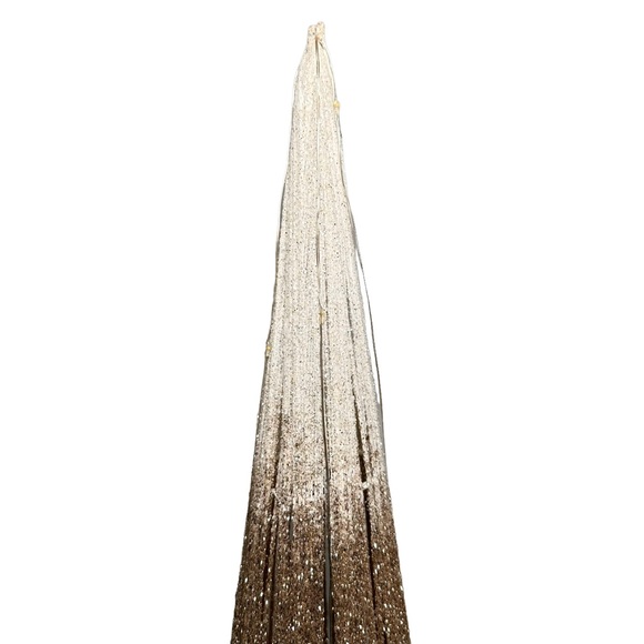 🎄 2x Holiday Home 18” Christmas Tree Cone LED Gold - Picture 8 of 13